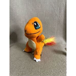 Pokemon CHARMANDER Stuffed Animal Plush Toy Factory 2017 Orange Fire 6.5”